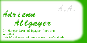 adrienn allgayer business card
